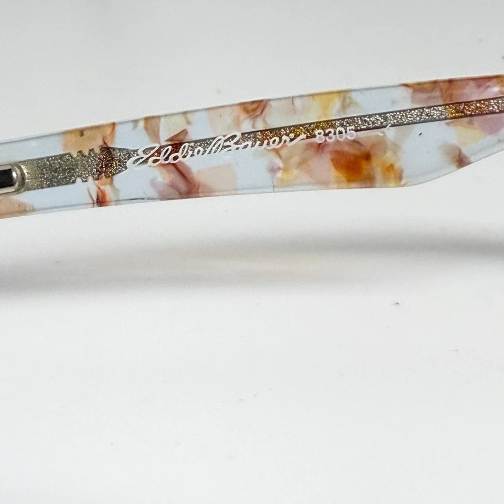 Eddie Bauer Heather 8305 Brown Floral‎ Eyeglasses Frames 50-16-140 Womens